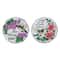 Glitzhome® 10" Cement Hummingbird & Flower Textured Stepping Stones Set
